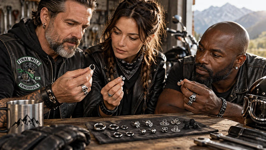 Final Mile editorial scene illustrating biker earring backs and closures including posts, butterfly backs, screw backs, hoops, hinges and clip-ons with fit and inspection checks: featured.