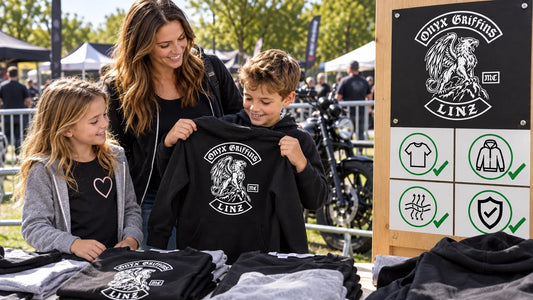 Onyx Griffins riders review featured materials for Motorcycle-Themed Clothing for Kids: A Parent’s Safety-First Guide.