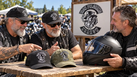 Iron Pilgrims riders review featured materials for Motorcycle Hats: What They Can and Cannot Protect.