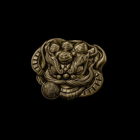 Biker belt buckle featured in an attachment systems guide