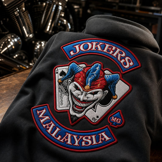 3d puff embroidery club hoodie