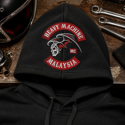 hood decoration motorcycle club hoodie
