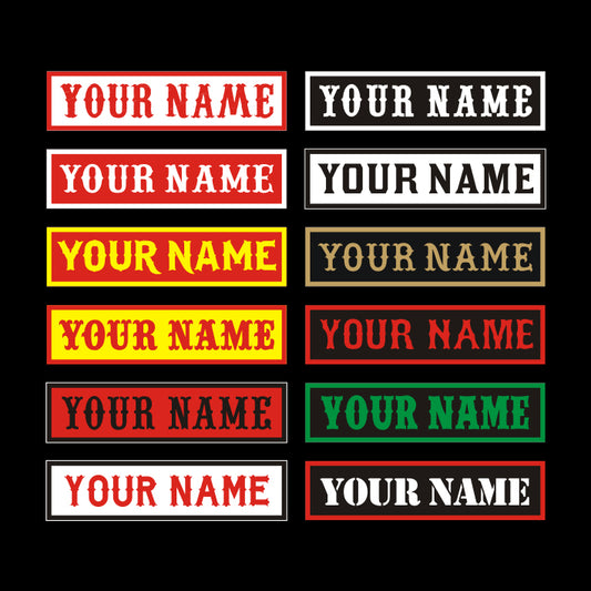 Custom Motorcycle Club Bar Tags-Biker Patches-Embroidery