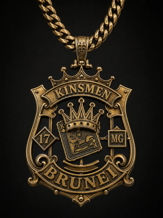 Custom motorcycle club necklace and pendant design