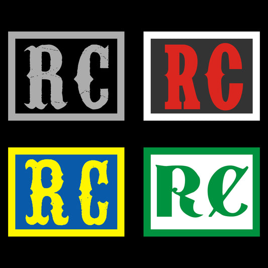 RC Embroidered Biker Badge Custom Patch