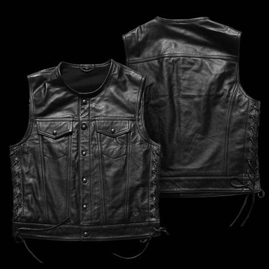 Custom Mc Leather Vest Samples