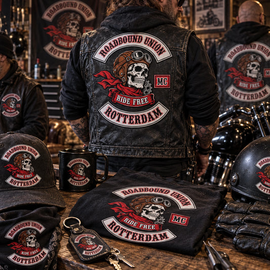 member personalization options for motorcycle club orders.
