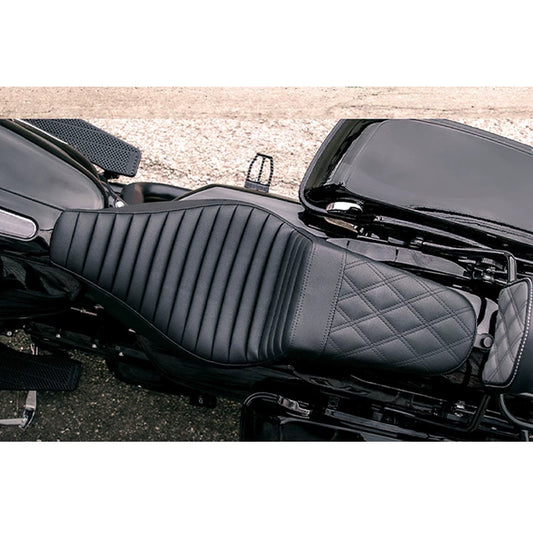 Extended step-up touring seat top view