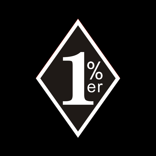 1%, 1%er Embroidered Biker Badge Custom Patch