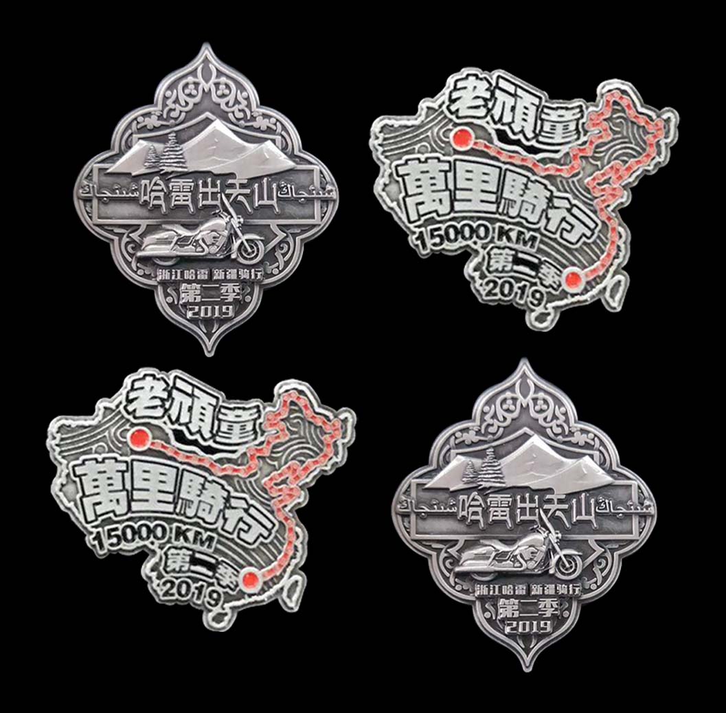 Unleash Your Motorcycle Club's Style with Cutout Custom Lapel Pins