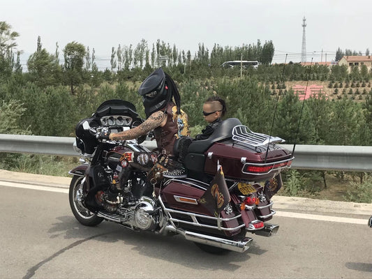Dressing Up Little Riders: A Father's Motorcycle-Themed Adventure