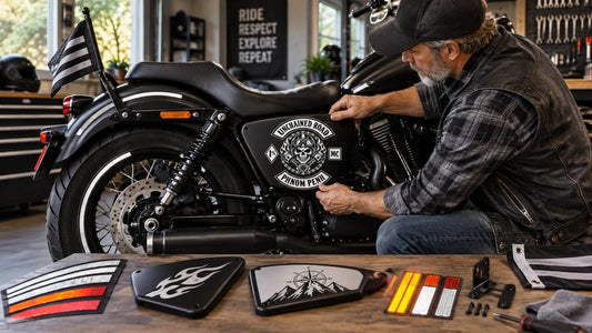 Unchained Road riders review featured materials for Motorcycle Decoration Guide: Safe, Removable Options.