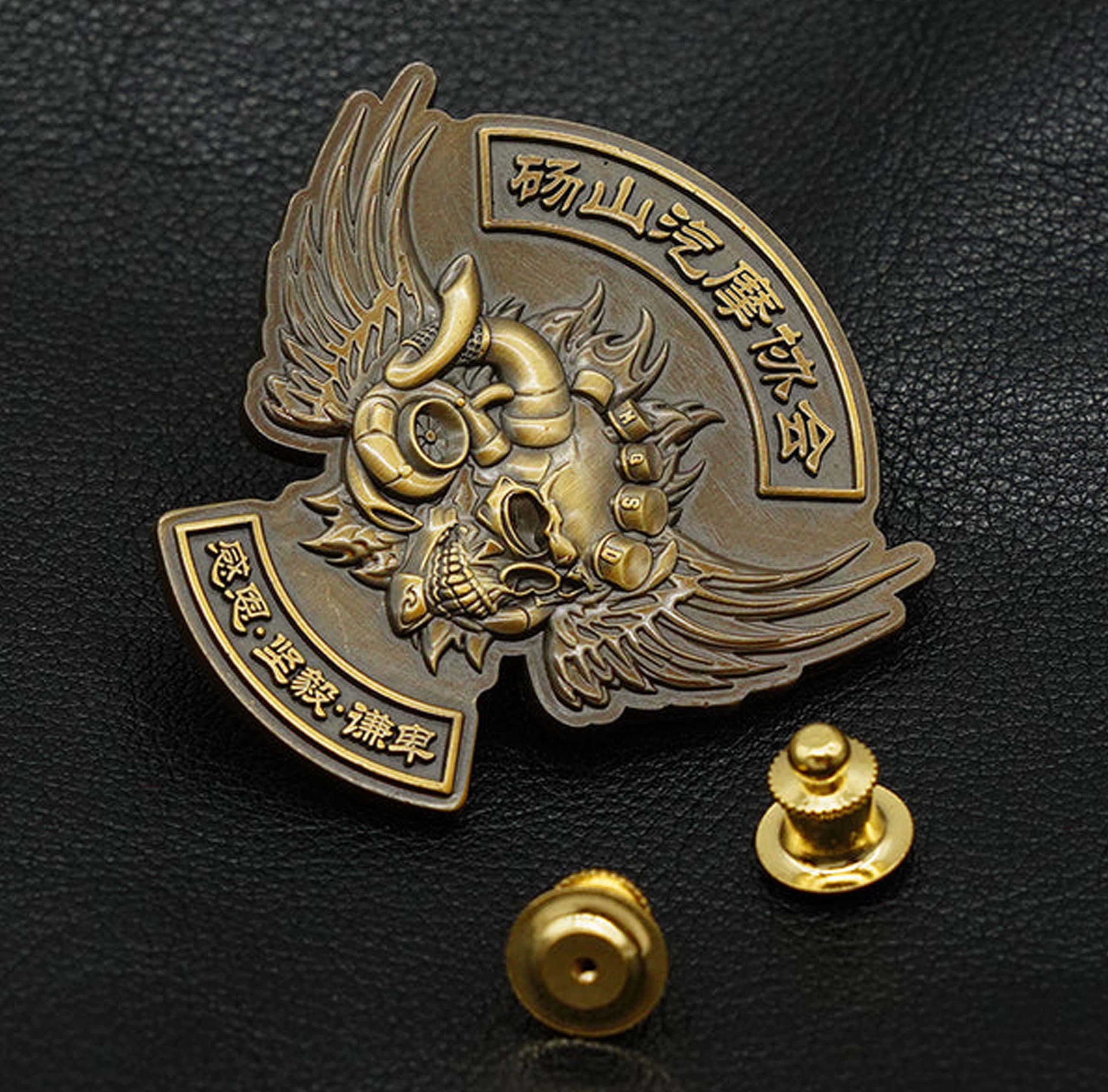 CUSTOM MOTORCYCLE AND BIKER PINS