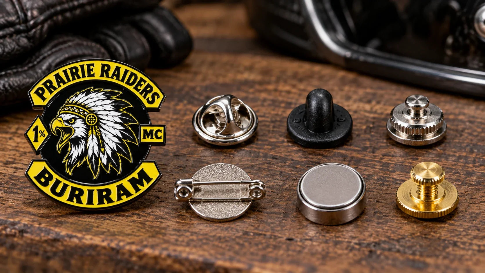 Prairie Raiders editorial scene illustrating comparing butterfly clutches, rubber clutches, locking backs, safety pins, magnets and screw backs for garment, weight and use: featured.