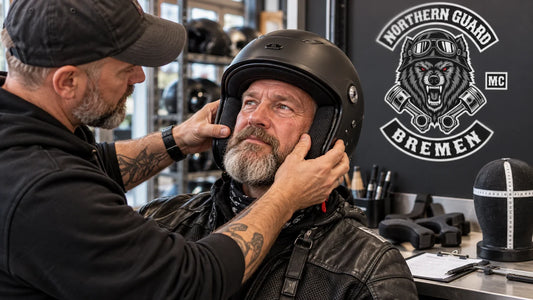 Northern Guard riders review featured materials for Motorcycle Helmet Safety: Fit, Certification and Replacement.