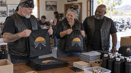 Club organizers review custom drawstring bag samples for custom club drawstring bags: buying guide for club organizers.