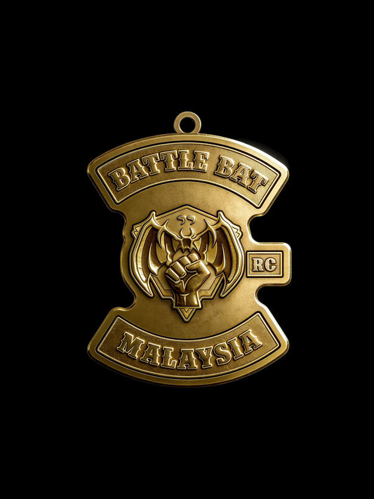 Warrior helmet biker pendant meaning front-view reference