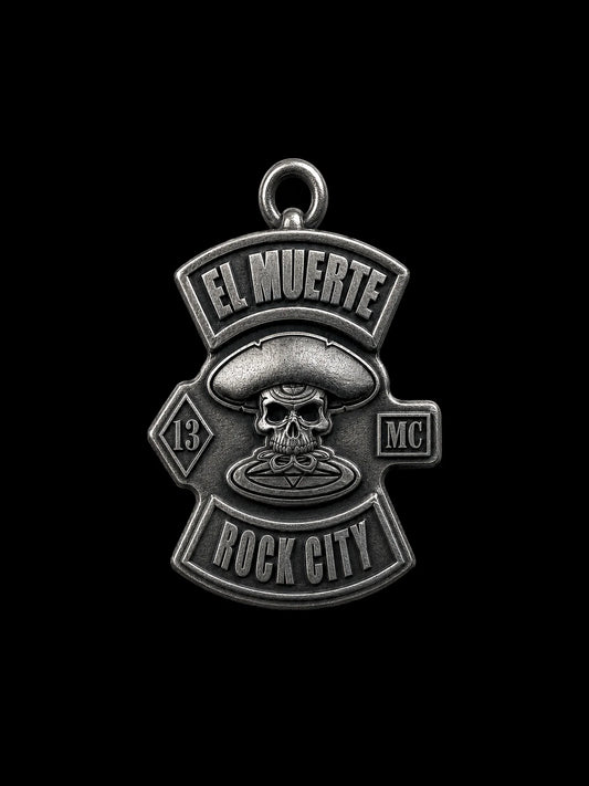 Sombrero skull biker pendant cultural review reference