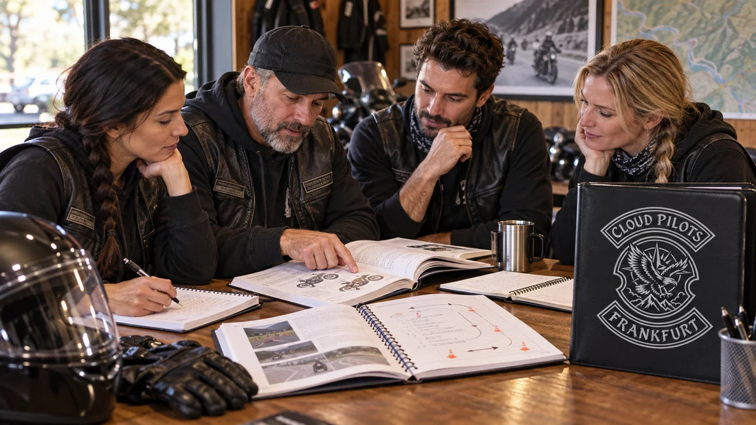 Cloud Pilots riders review featured materials for Motorcycle Riding Books: How to Learn and Practice Safely.