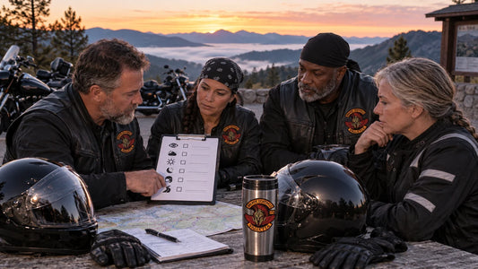 Bronze Sentinels riders review featured materials for Clear Vision for Motorcycle Riding: A Practical Safety Guide.