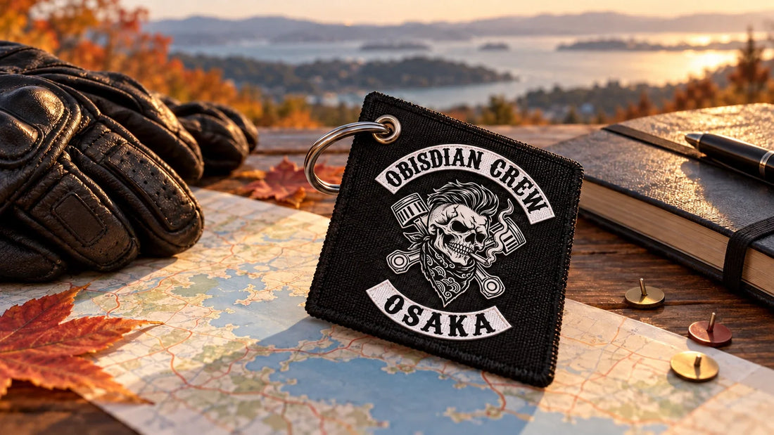 ハマツー2026の公式情報を確認するルート表とObsidian Crew Osakaの織物クラブキータグ。