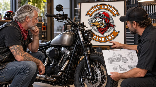 Ember Hounds riders review featured materials for Motorcycle Customization: Plan a Cohesive, Roadworthy Build.