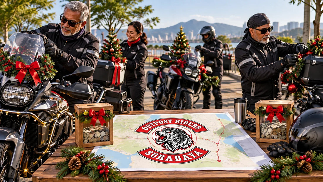 Outpost Riders riders review featured materials for How to Plan a Safe Motorcycle Club Holiday Ride.