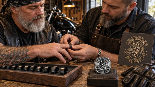 Bone Horizon riders review featured materials for How to Wear Biker Rings: Fit, Comfort and Styling.