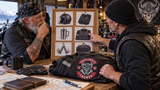 Arctic Skulls riders review featured materials for Motorcycle Gifts for Veterans: A Respectful Buying Guide.
