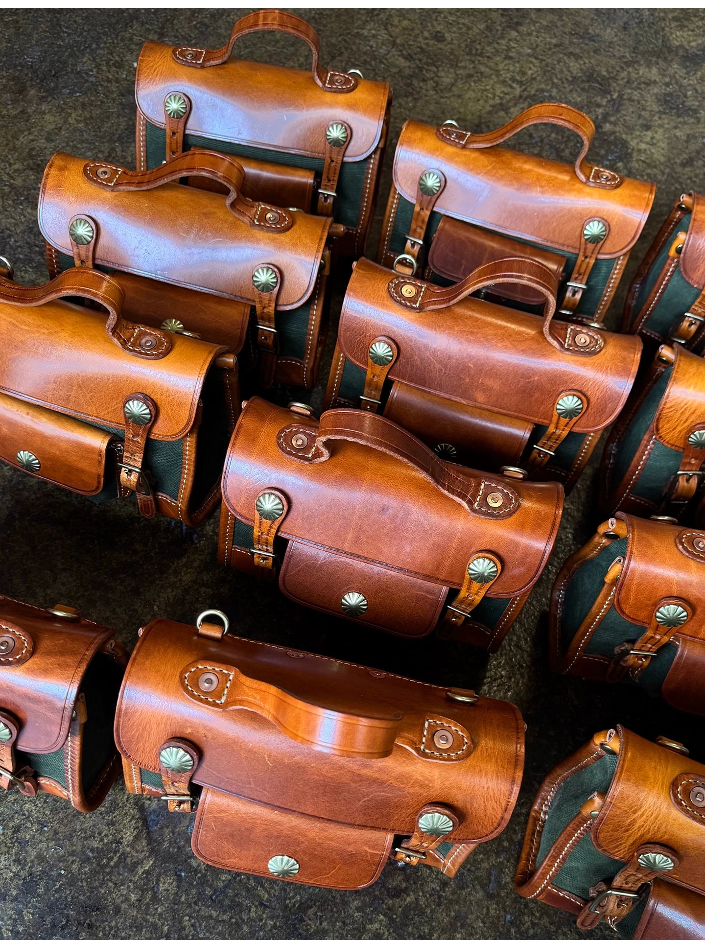 oiled leather shoulder crossbody bag 1