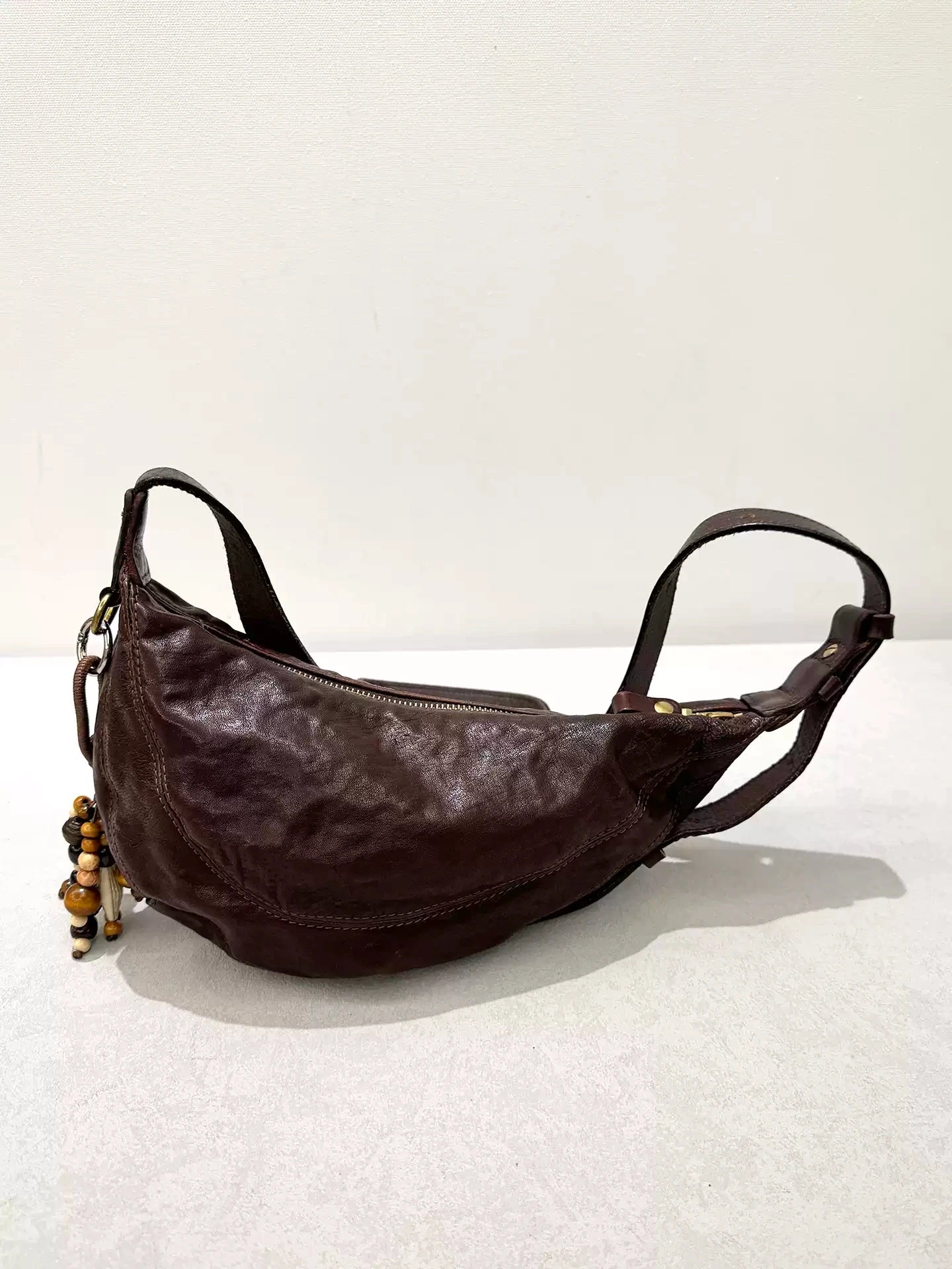 asymmetric horsehide crossbody bag 3