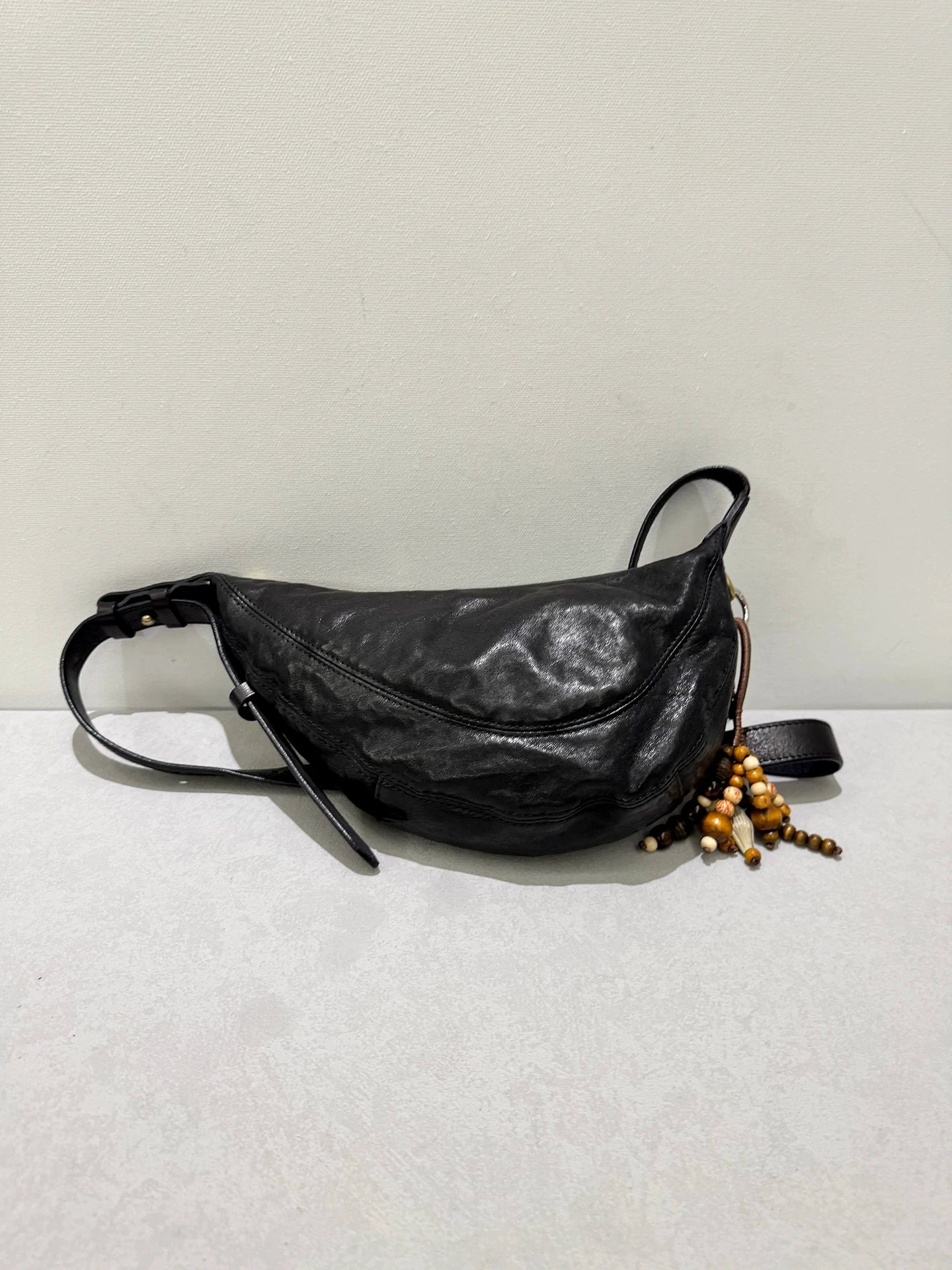 asymmetric horsehide crossbody bag 4