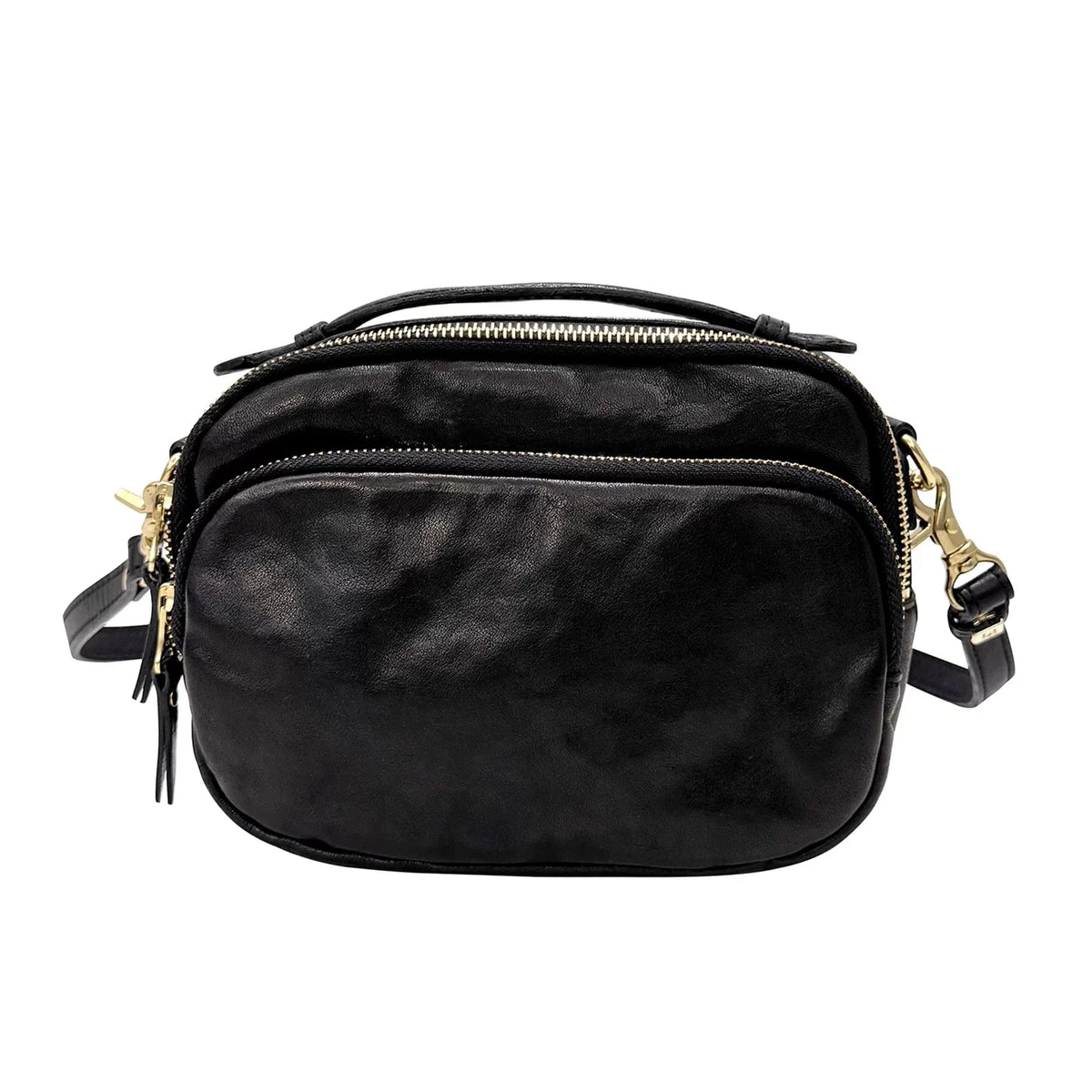 oiled horsehide square crossbody bag 5