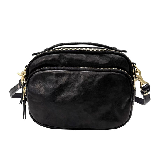 oiled horsehide square crossbody bag 5