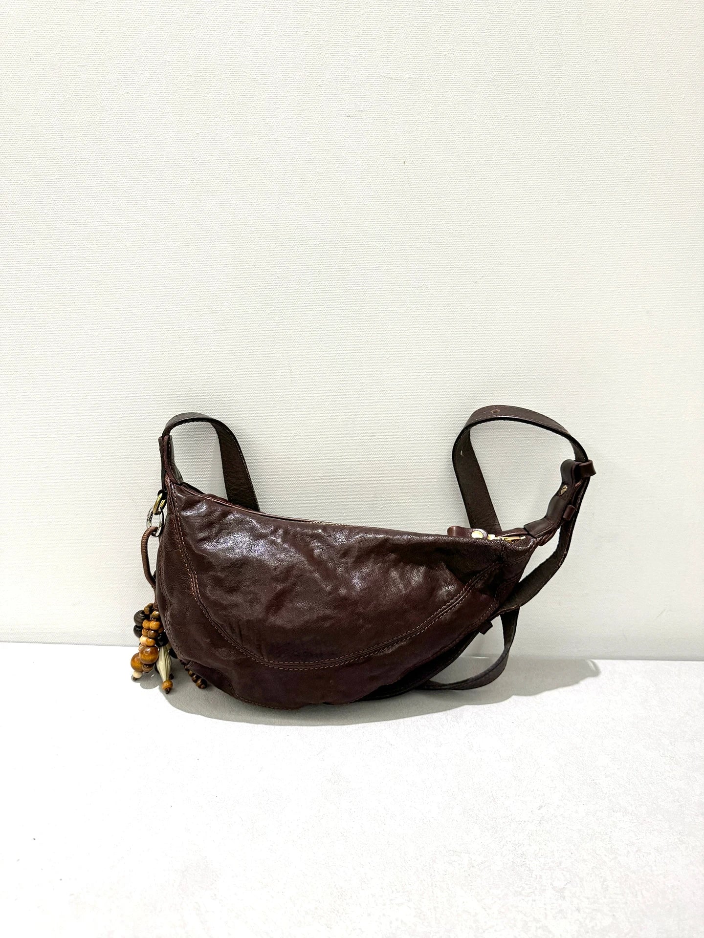 asymmetric horsehide crossbody bag 5
