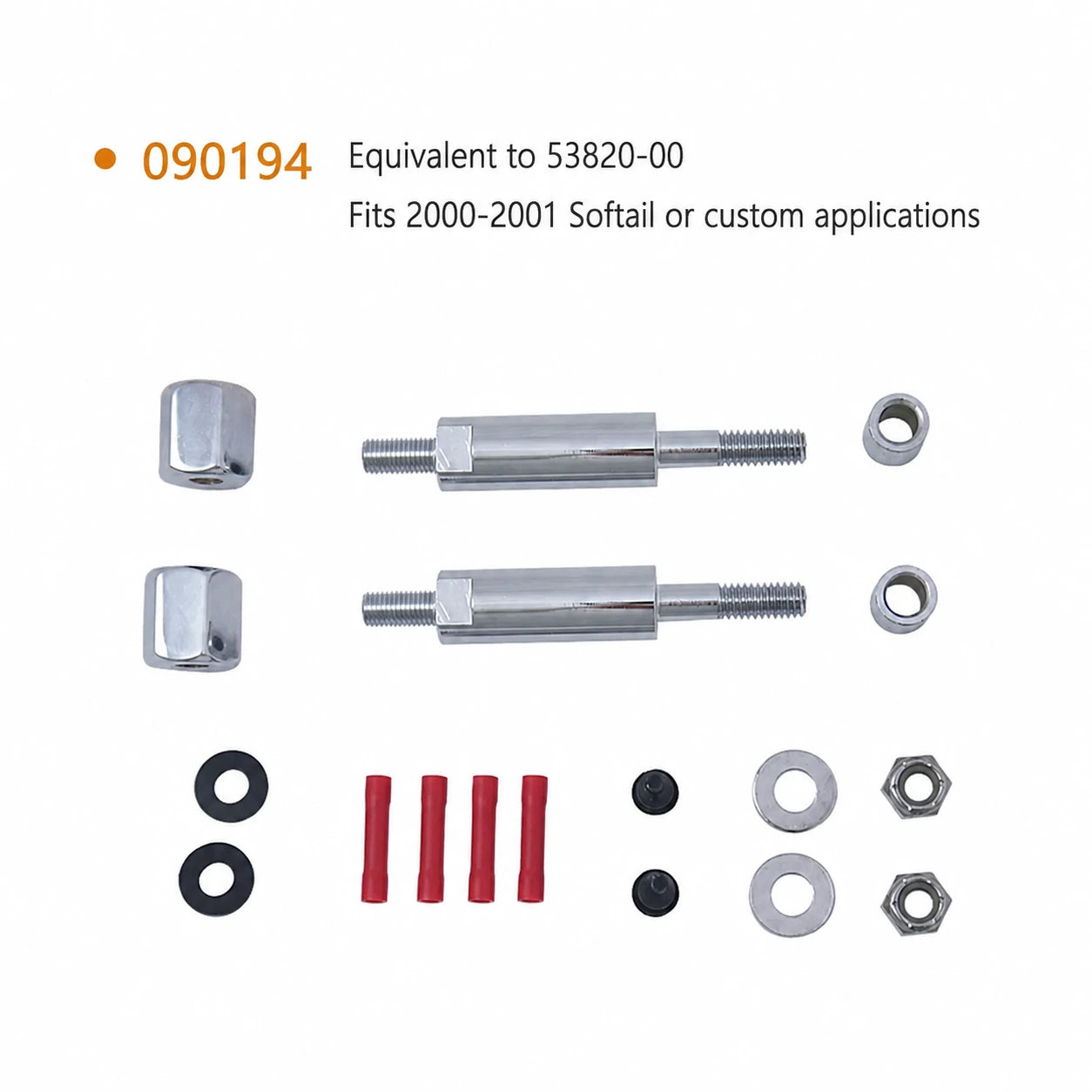 090194 turn signal relocation hardware for 2000 to 2001 Harley Softail