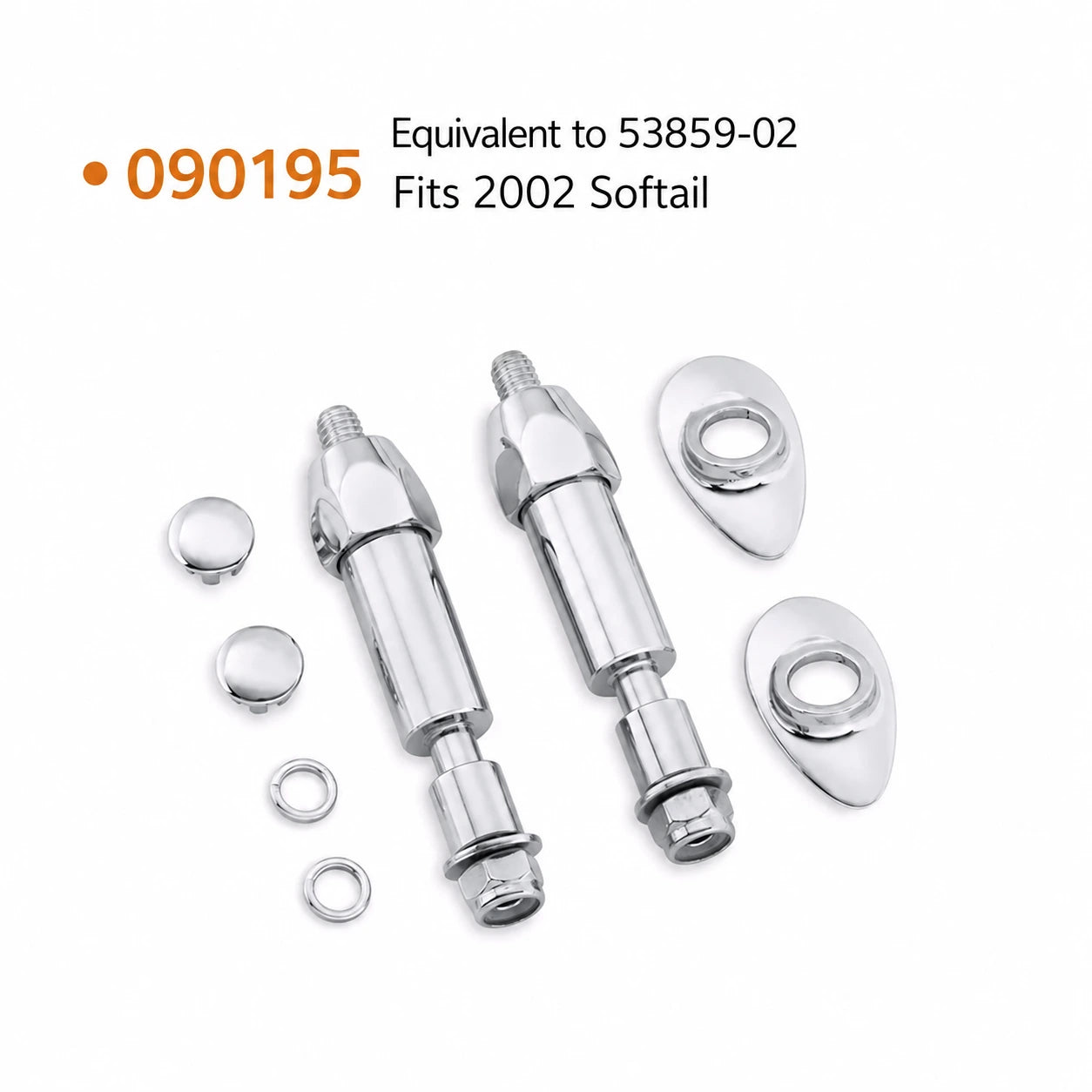 090195 turn signal relocation hardware for 2002 Harley Softail