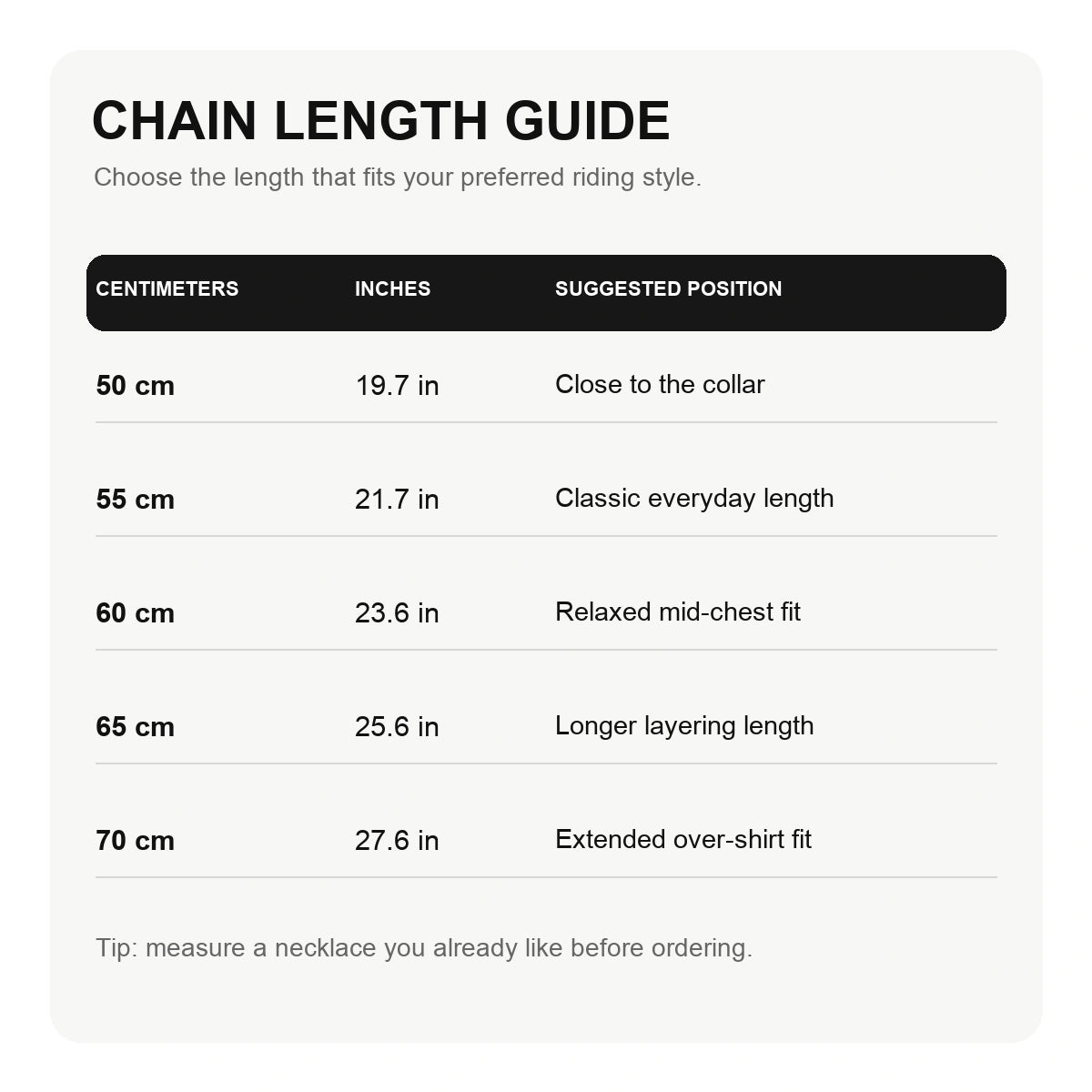 3D Koi Dragon Gate Sterling Silver Biker Pendant — English chain length guide
