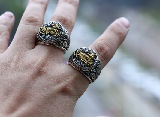 Custom Biker Ring(JnDain Mc Club)