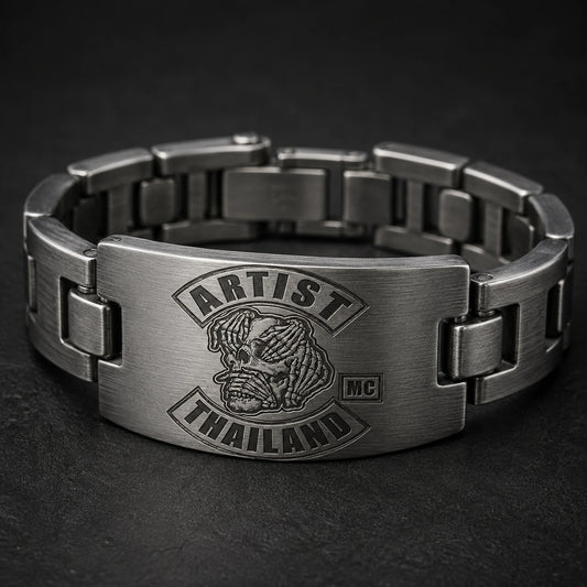 Artist MC Thailand brushed satin tiger bracelet