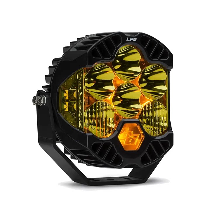 27-0013 yellow lens LED motorcycle headlight