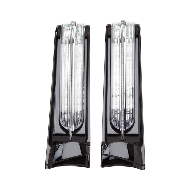 40003 black Ciro filler panel LED lights for Harley Touring