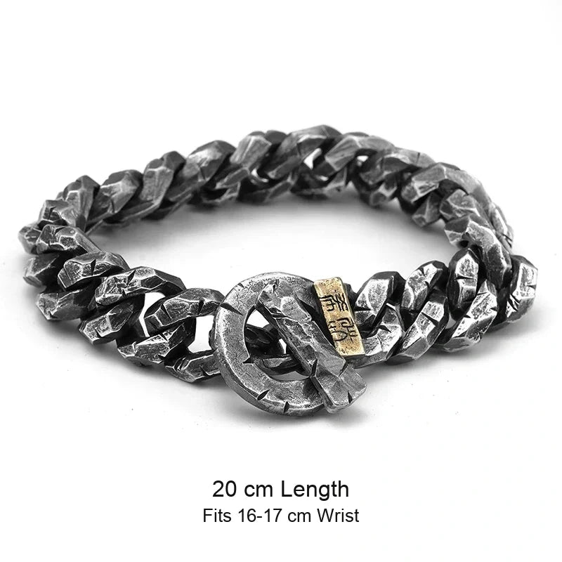925 sterling silver bracelet size guide in English