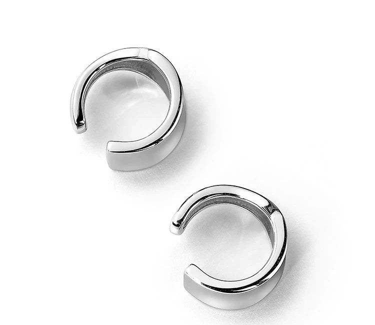 Sterling Silver Biker Clip-On Earrings for Bikers - view 2
