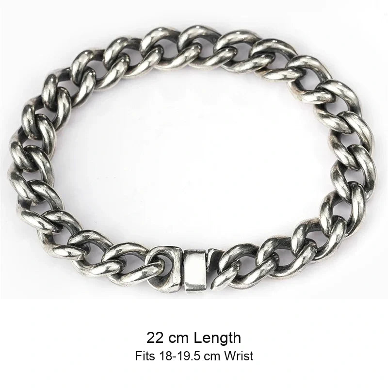 925 sterling silver bracelet size guide in English