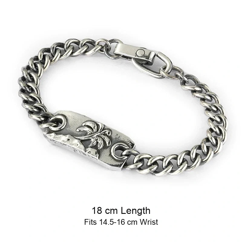 925 sterling silver bracelet size guide in English