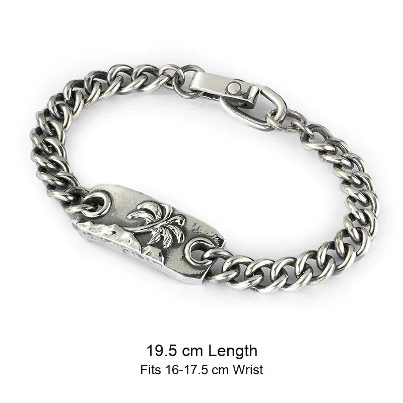 925 sterling silver bracelet size guide in English