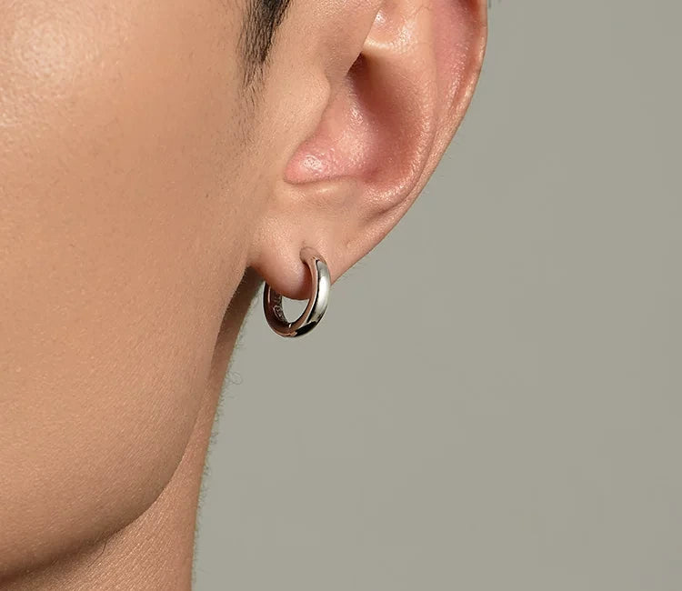 Sterling Silver Biker Clip-On Earrings for Bikers - view 2