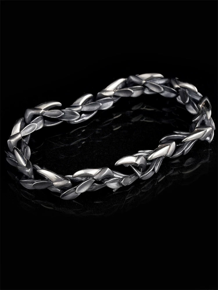 Eagle Claw Dragon Fang 925 Silver Bracelet product view 1