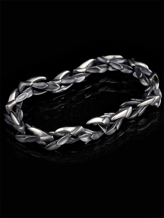 Eagle Claw Dragon Fang 925 Silver Bracelet product view 1